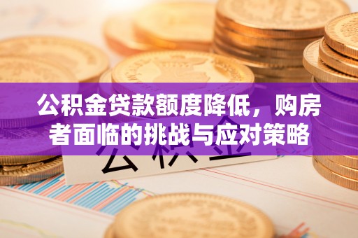 农安公积金贷款额度降低，购房者面临的挑战与应对策略