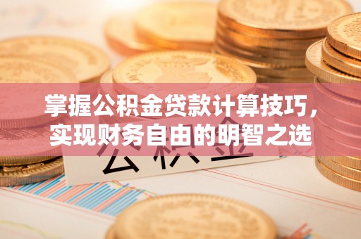 农安掌握公积金贷款计算技巧，实现财务自由的明智之选