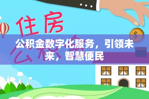 农安公积金数字化服务，引领未来，智慧便民