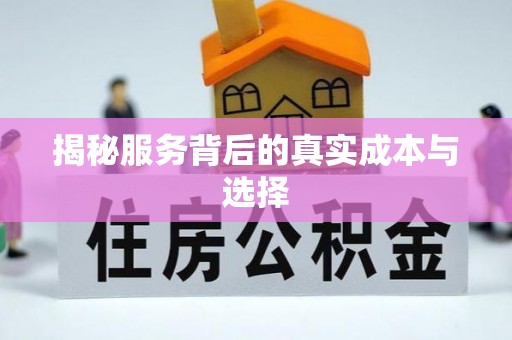 农安揭秘服务背后的真实成本与选择