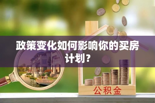 农安政策变化如何影响你的买房计划？