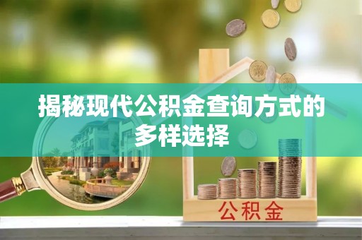农安揭秘现代公积金查询方式的多样选择