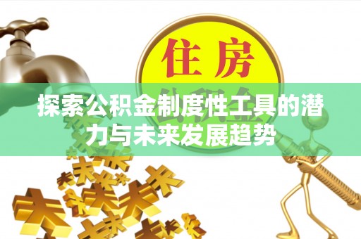 农安探索公积金制度性工具的潜力与未来发展趋势