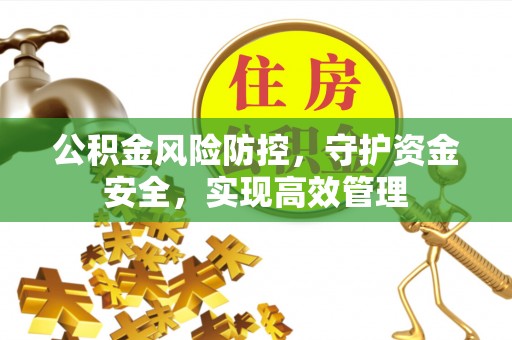 农安公积金风险防控，守护资金安全，实现高效管理
