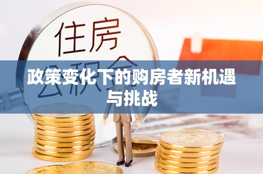 农安政策变化下的购房者新机遇与挑战