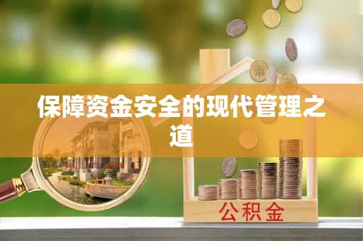 农安保障资金安全的现代管理之道