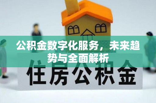 农安公积金数字化服务，未来趋势与全面解析