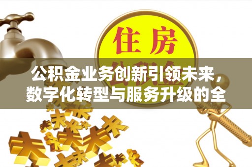 农安公积金业务创新引领未来，数字化转型与服务升级的全新篇章