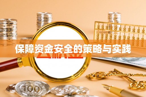 农安保障资金安全的策略与实践