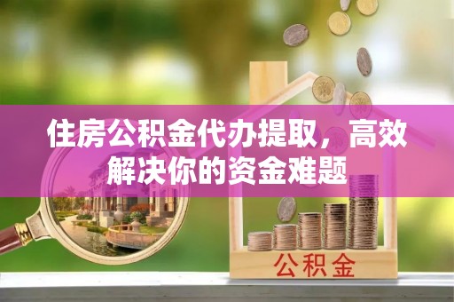 农安住房公积金代办提取，高效解决你的资金难题