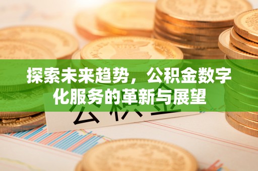 农安探索未来趋势，公积金数字化服务的革新与展望