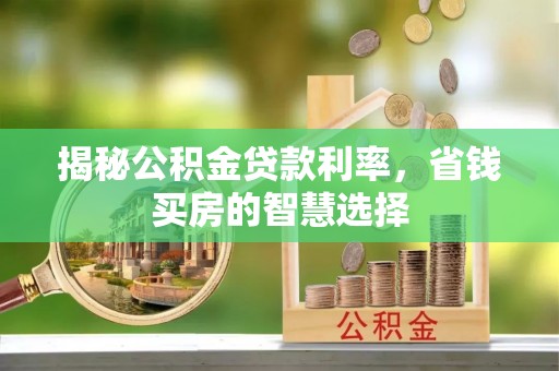 农安揭秘公积金贷款利率，省钱买房的智慧选择