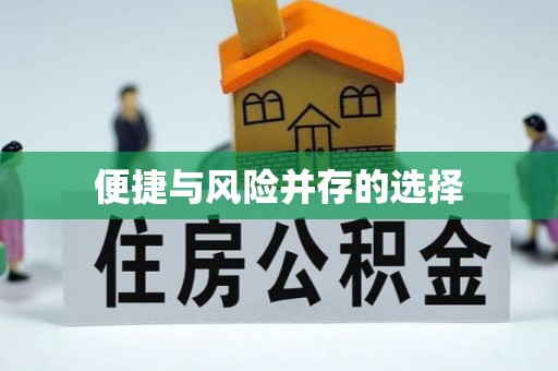 农安便捷与风险并存的选择