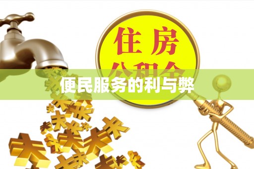 农安便民服务的利与弊